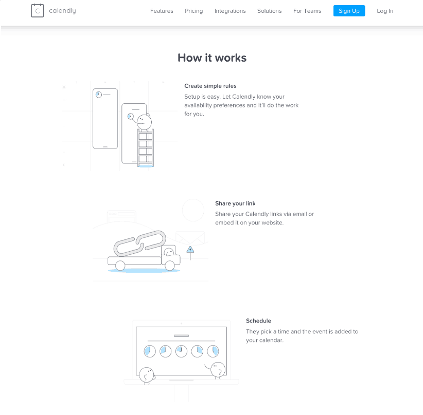 Calendly how it works process