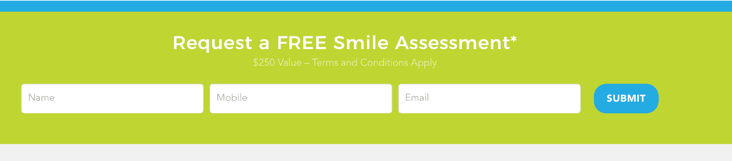 Dentist free smile assessment offer