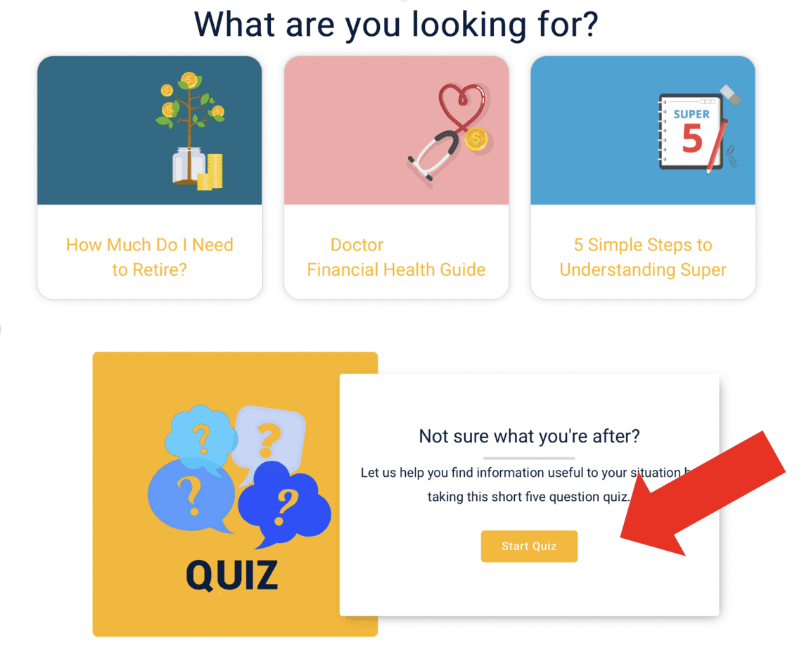 Quiz With Arrow