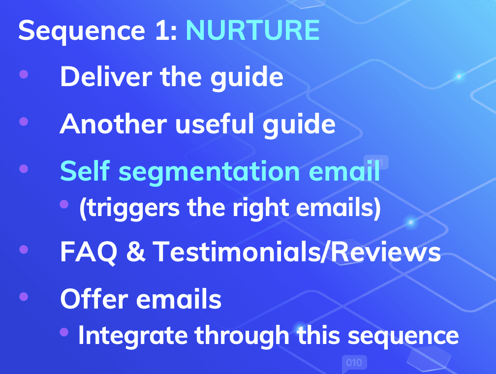 Nuture email sequence