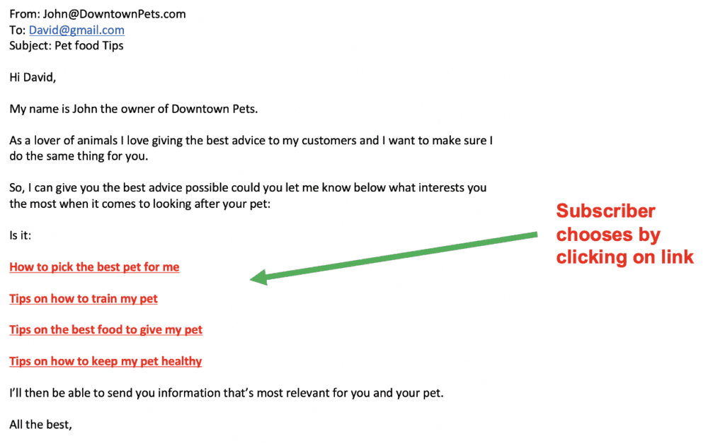 Pet shop segmentation email smaller