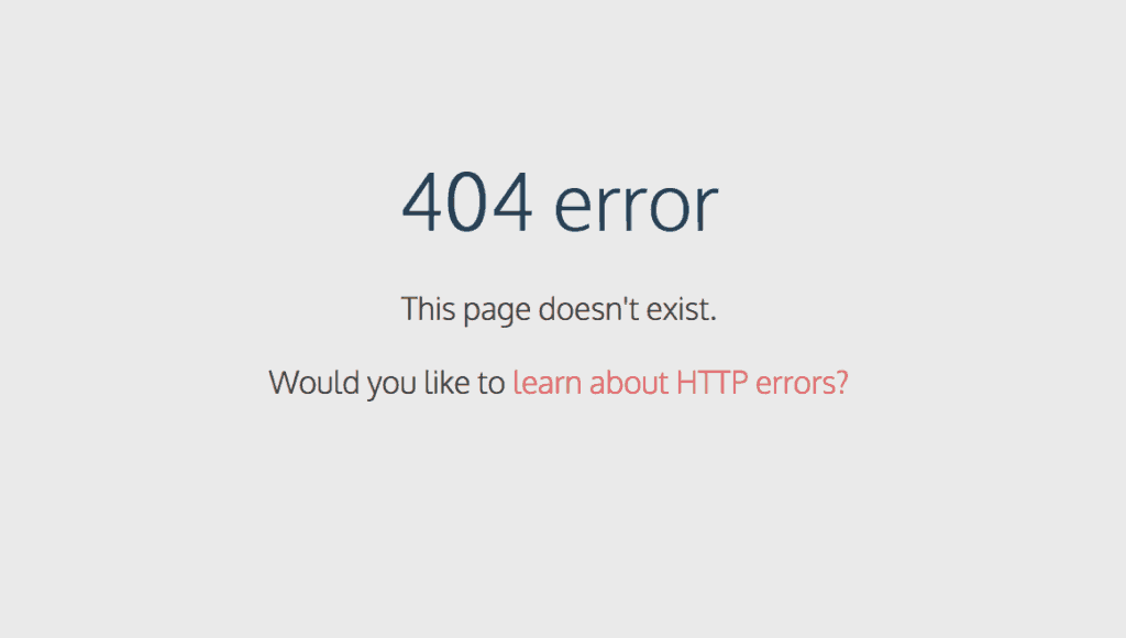 bad 404 error page
