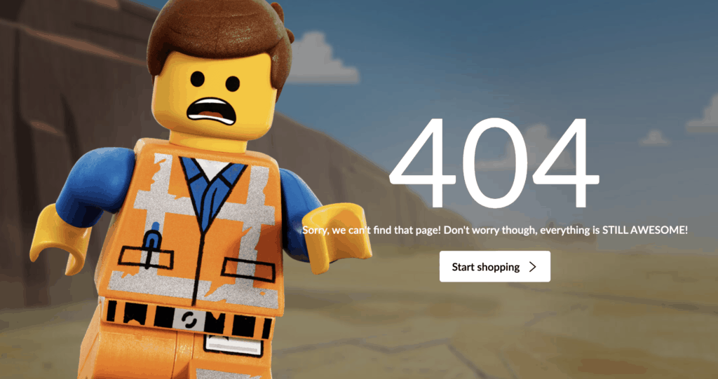 lego 404 smaller example